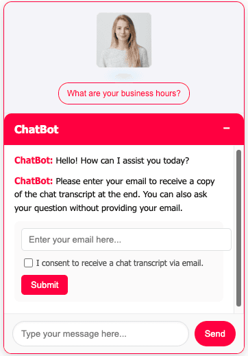 Female English Chatbot